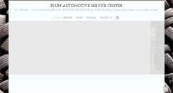 Desktop Screenshot of plumautomotiveservicecenter.com